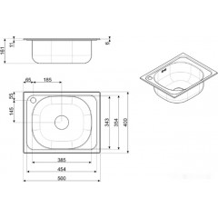 Кухонная мойка Smeg LYP401