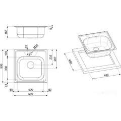 Кухонная мойка Smeg LYP501
