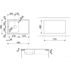 Кухонная мойка Smeg LYP791D