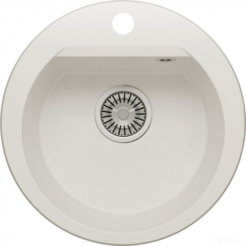 Кухонная мойка Polygran Atol-460 (белый хлопок 36)
