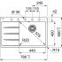Кухонная мойка Franke Centro CNG 611/211-78 TL Fragranite 114.0639.725 (белый)