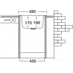 Кухонная мойка Kromevye Rondo EC 145 D