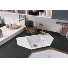 Кухонная мойка Polygran Riff-800 (песочный 302)