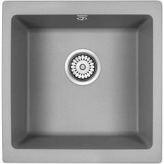 Кухонная мойка Paulmark Brilon PM104546-GRM серый металлик