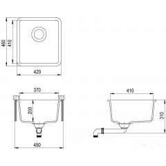 Кухонная мойка AquaSanita Arca SQA101W (beige 110)