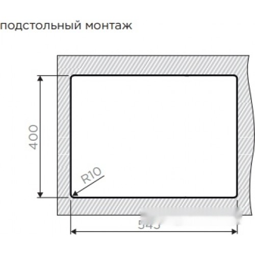 Кухонная мойка Omoikiri 58-2-U/IF IN-R