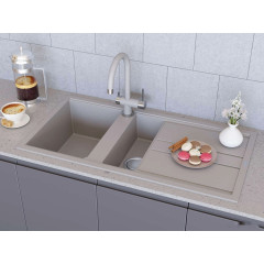 Кухонная мойка Omoikiri Kitagawa 100-2 WH (белый)
