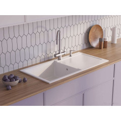 Кухонная мойка Omoikiri Sakaime 100-WH белый 4993887