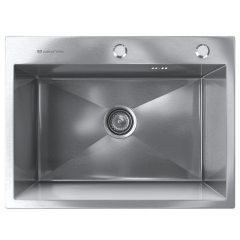 Кухонная мойка Ulgran Steel 600 x 450 брашированная сталь