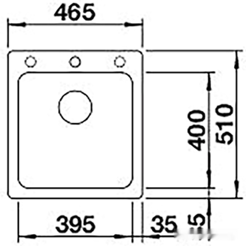 Кухонная мойка Blanco NAYA 45 SILGRANIT белый 526574