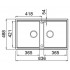 Кухонная мойка Elleci Best 450 Undermount G59 Antracite