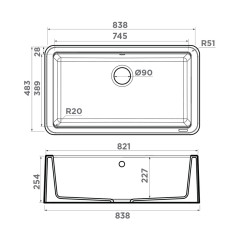 Кухонная мойка Omoikiri Tarento 83-WH 4993177 (белый)