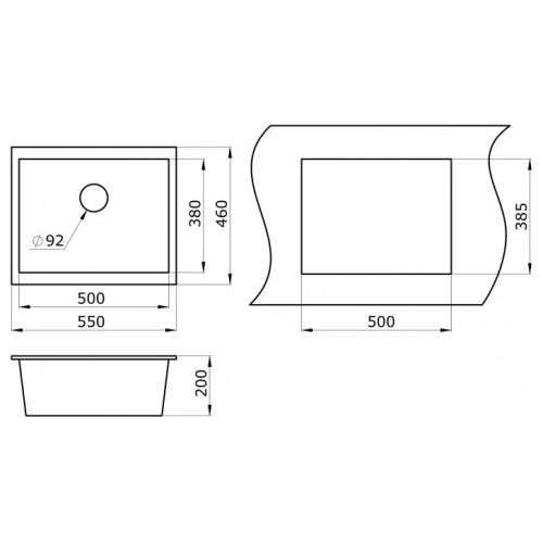 Кухонная мойка Paulmark Gera PM205546-WH