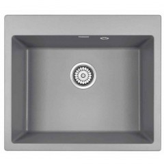 Кухонная мойка Paulmark Kante PM106052-GRM серый металлик