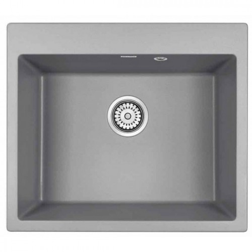 Кухонная мойка Paulmark Kante PM106052-GRM серый металлик