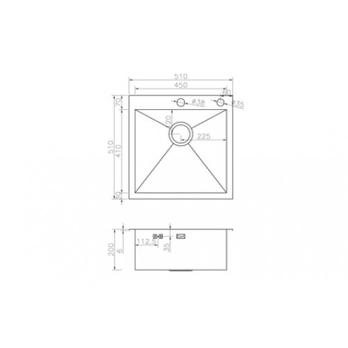 Кухонная мойка Zorg INOX X-5151