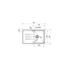 Кухонная мойка Franke BSG 611-78L графит 114.0683.322