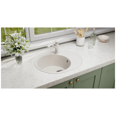 Кухонная мойка Ulgran Quartz Nora 585-01 (жасмин)