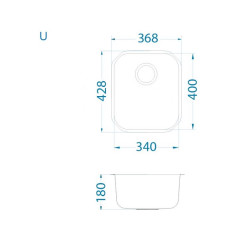Кухонная мойка Alveus Variant 40 U (K)