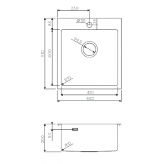 Кухонная мойка Omoikiri Akisame 46 GB