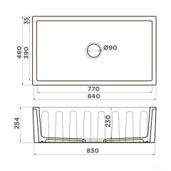 Кухонная мойка Omoikiri Mikura 83 PE pebble