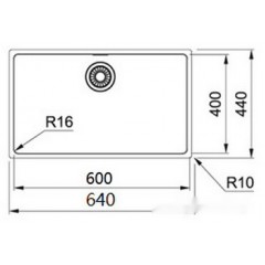 Кухонная мойка Franke FEX 110-60