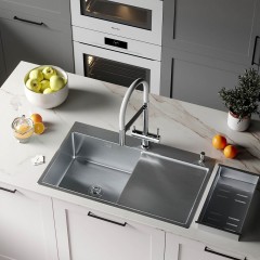 Кухонная мойка Roxen Vespa 560230-70L сатин