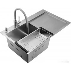Кухонная мойка Roxen Vespa 560230-70L сатин