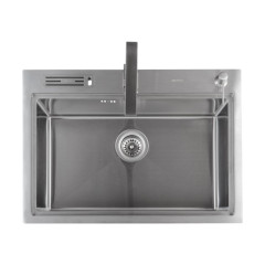 Кухонная мойка Zepein D6550HD (нержавеющая сталь)
