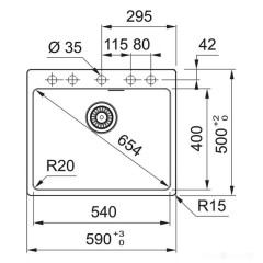 Кухонная мойка Franke MRG 610-52 TL (белый)