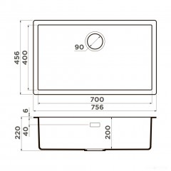 Кухонная мойка Omoikiri Yamakawa 75T-U/I WH (белый)