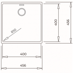 Кухонная мойка Teka Radea R10 40.40 M-TG (темно-серый)