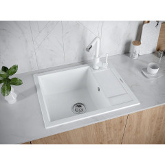 Кухонная мойка Paulmark Optimum PM216050-WH
