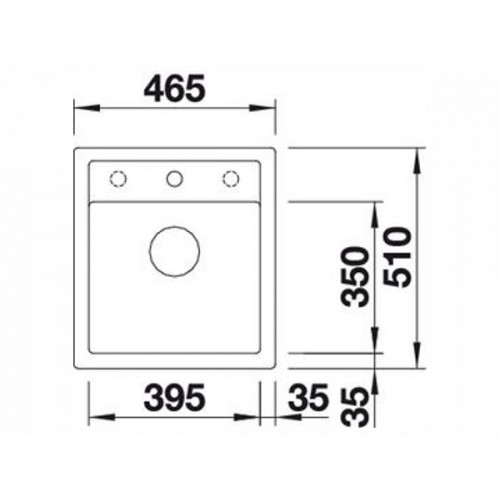 Кухонная мойка Blanco Dalago 45 Silgranit PuraDur темная скала