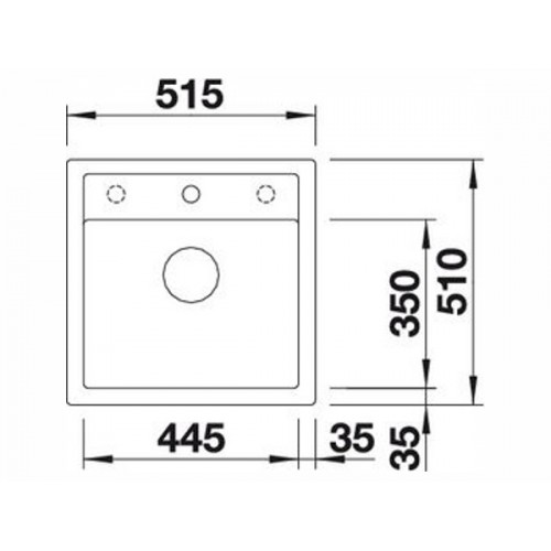 Кухонная мойка Blanco Dalago 5 Silgranit PuraDur жасмин