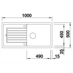 Кухонная мойка Blanco Zia XL 6S Silgranit PuraDur антрацит
