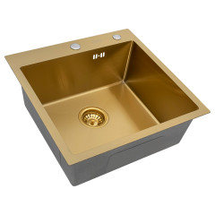 Кухонная мойка ARFEKA ECO AR 500*500 GOLD PVD NANO
