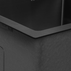 Кухонная мойка ARFEKA ECO AR 500*500 BLACK PVD NANO