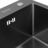 Кухонная мойка ARFEKA ECO AR 600*500 BLACK PVD NANO