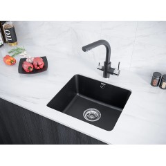 Кухонная мойка Paulmark Unter PM204543-BL черный