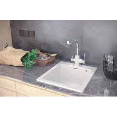 Кухонная мойка Paulmark Praktisch PM105152-WH