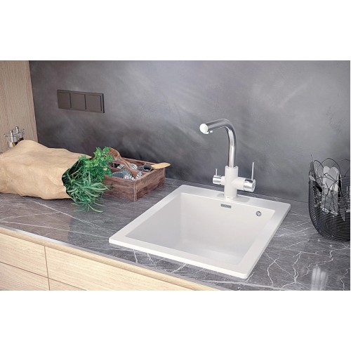 Кухонная мойка Paulmark Praktisch PM105152-WH