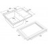 Кухонная мойка Paulmark Weimar PM216550-GRM