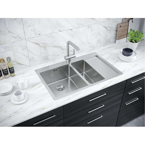 Кухонная мойка Paulmark PM227851-BSL