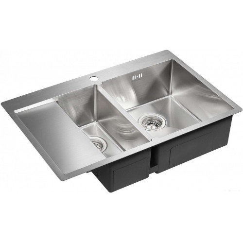 Кухонная мойка Paulmark PM227851-BSR