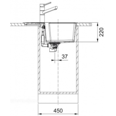 Кухонная мойка Franke Urban UBG 611-62 (черный матовый)