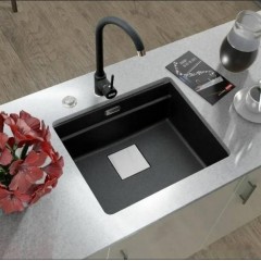 Кухонная мойка Franke Kubus 2 KNG 110-52 (черный матовый)