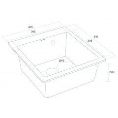 Кухонная мойка Paulmark Zemar PM104651-DG