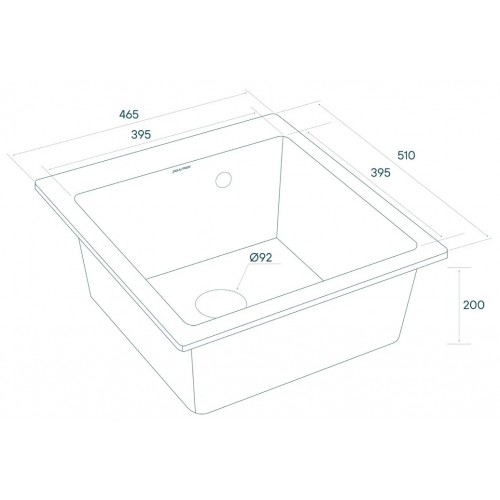 Кухонная мойка Paulmark Zemar PM104651-DG