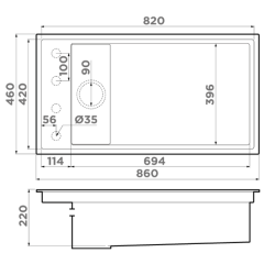 Кухонная мойка Omoikiri Kinaru Pro 86-U/I WG (wind green)